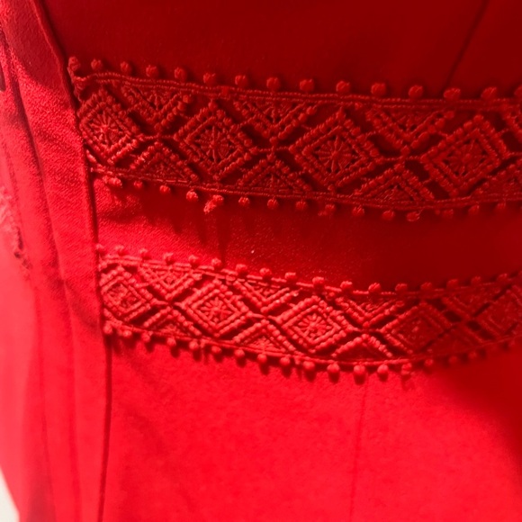 Calvin Klein Red Peplum Sheath Dress - Picture 8 of 8